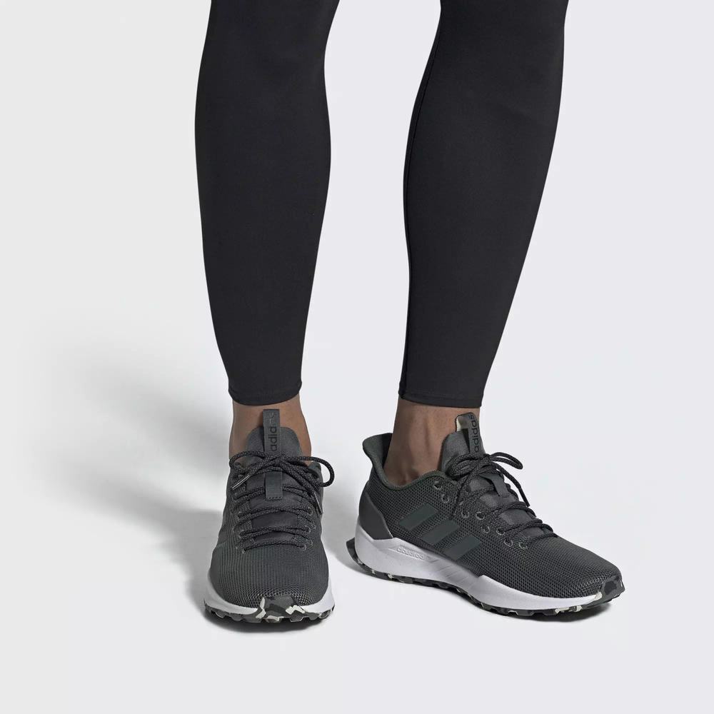 Adidas Questar Trail Tenis Para Correr Verdes Para Hombre (MX-45900)